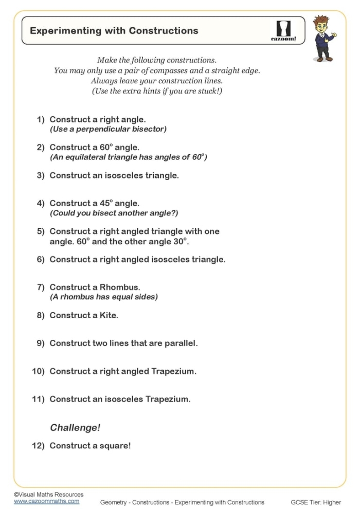 Seventh grade worksheet showing math problems for calculating and making predictions using experimental probability