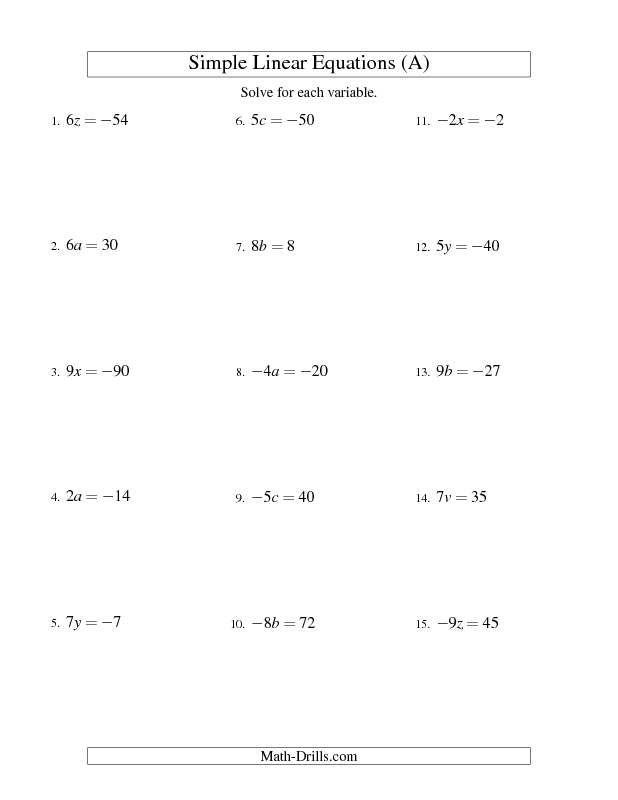 Worksheet focused on adding and subtracting linear expressions for seventh graders
