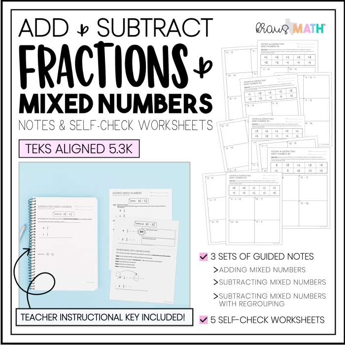 Add and Subtract Positive and Negative Mixed Numbers Worksheet Image 21 Worksheet for adding and subtracting positive and negative mixed numbers for seventh graders