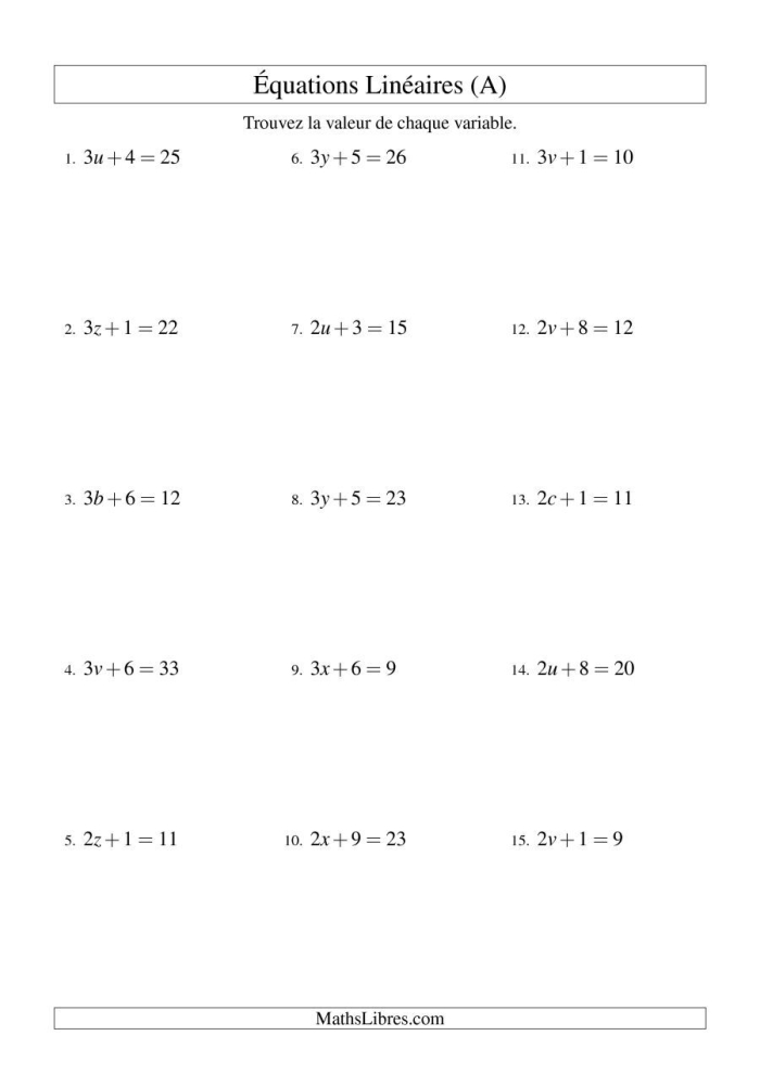 Worksheet featuring equations with parentheses for seventh-grade students