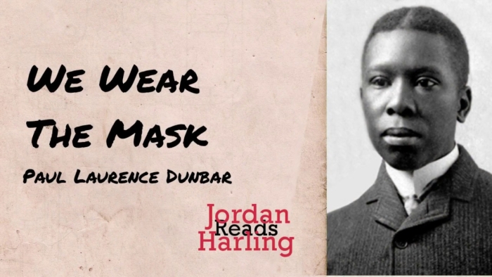 Analyzing the poem "We Wear the Mask" by Paul Laurence Dunbar in a seventh-grade worksheet
