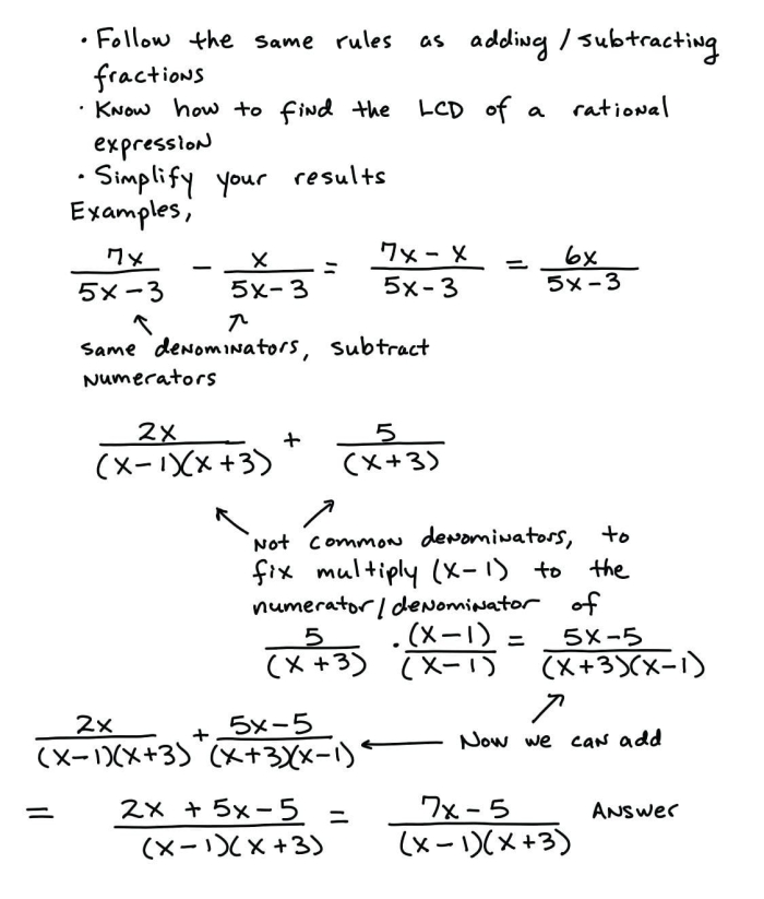 Worksheet for practicing the addition and subtraction of rational numbers for seventh graders