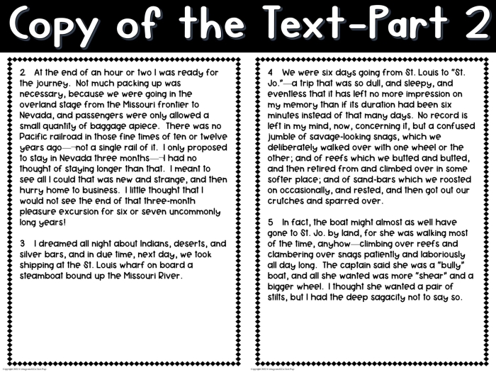 Seventh grade student reading an excerpt from White Fang to practice literary comprehension