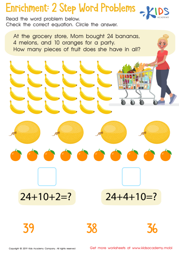 Students calculating actual dimensions from a scale drawing in a worksheet