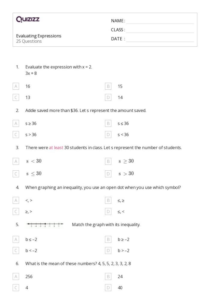 Worksheet featuring word problems for writing and evaluating expressions in a skate team context