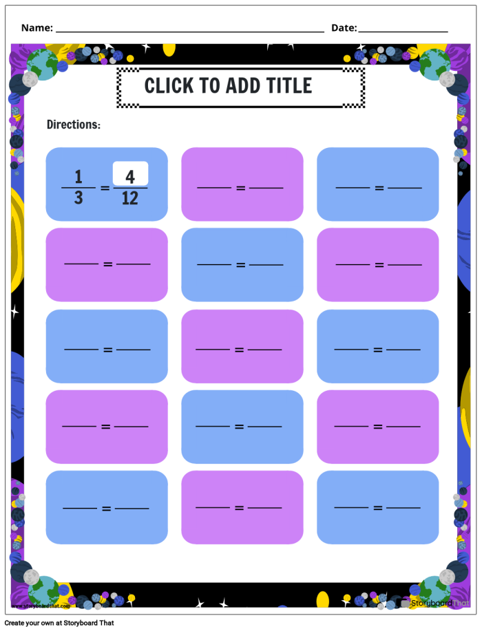 Seventh grade math worksheet featuring several practice problems on solving proportions for students