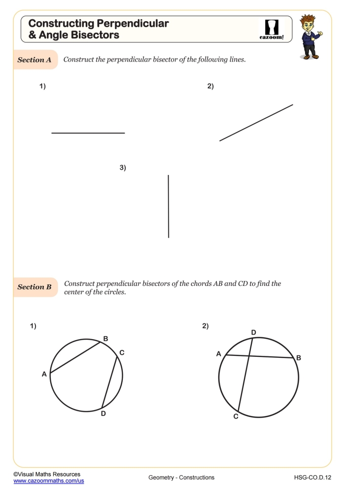 Seventh Grade Triangle Construction Practice Problem Set 5 A seventh-grade student working through triangle construction problems with given side lengths and angles on a geometry worksheet
