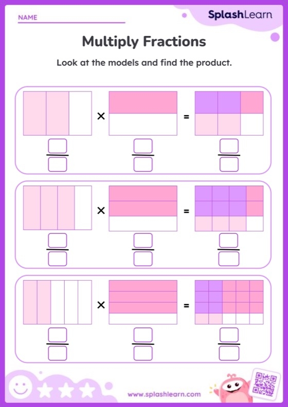 Students practice multiplying fractions using area models in this engaging worksheet. Shade It In! Multiply Fractions with Area Models - Worksheet for Fifth Grade.
