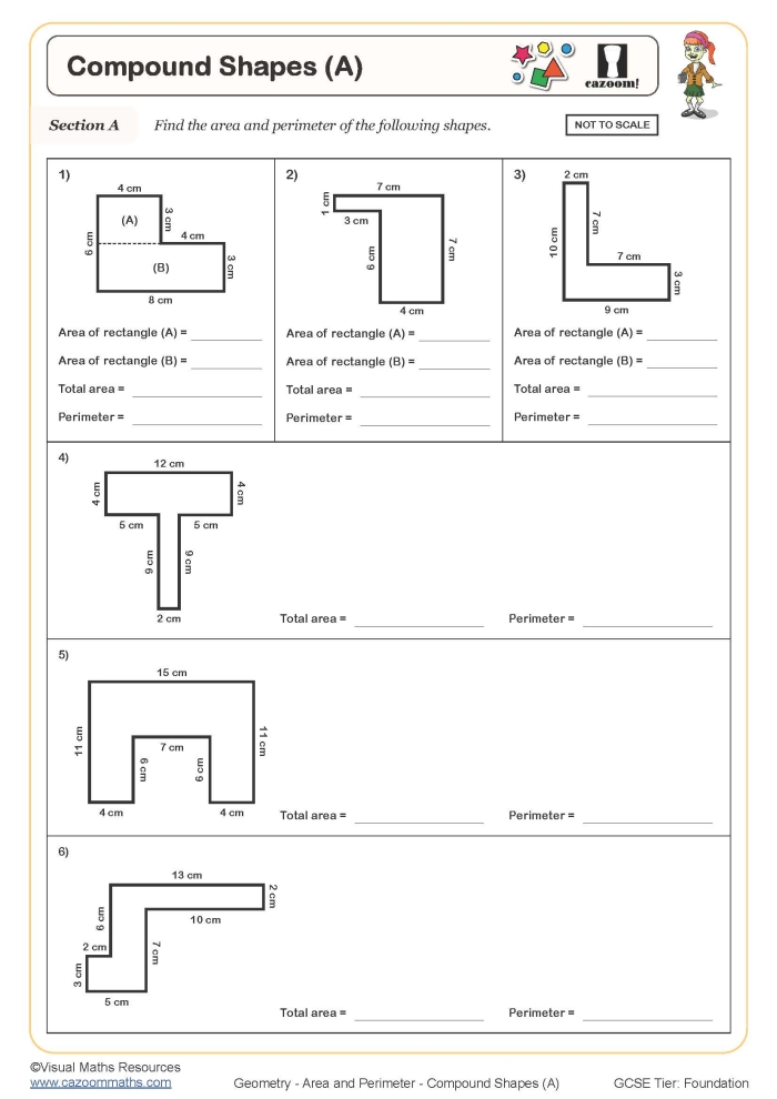 Worksheet featuring a fun area activity called Shady Shapes for third graders to practice counting unit squares. Shady Shapes: An Area Activity for Third Grade Students