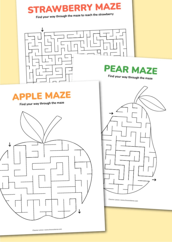 Third grade students solve a shamrock maze puzzle for St. Patricks Day science class