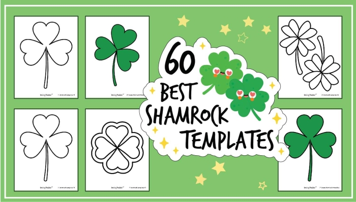 Shamrock subtraction worksheet for Pre-K children to color and enjoy