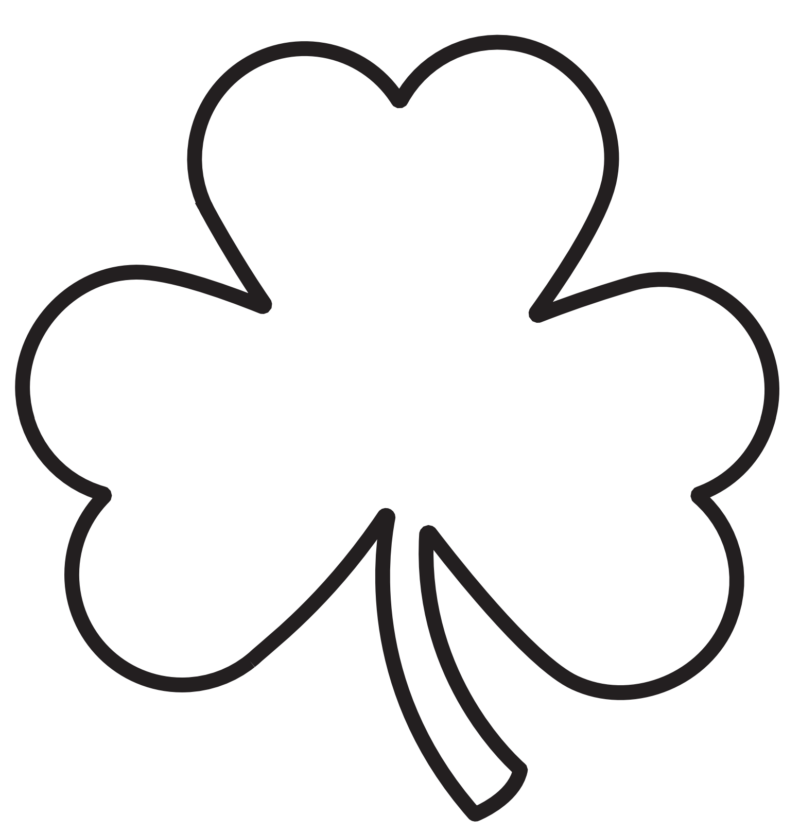 Colorful shamrock worksheet for subtraction practice, ideal for Pre-K learners