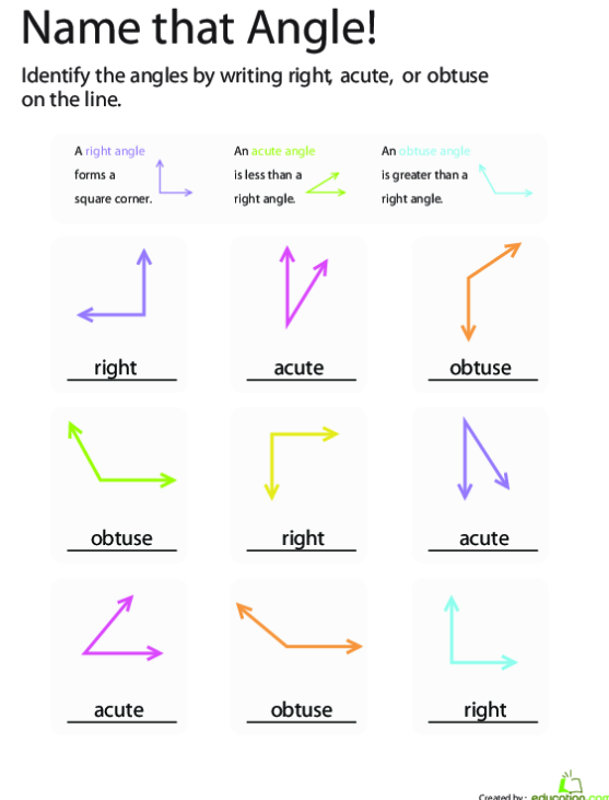 Educational chart for counting line segments and angles in shapes for kids Worksheet showcasing shape basics including lines, endpoints, and angles for second graders