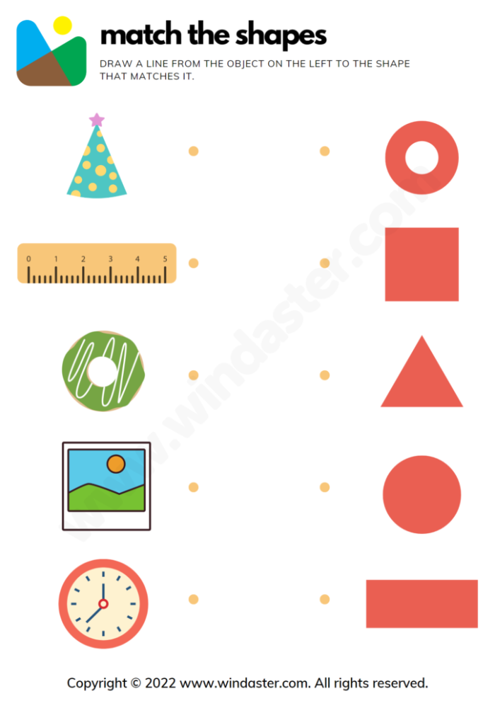Shape It Up Addition Worksheet 18 for Preschoolers Pre-K worksheet with 2D shape identification and drawing exercises for assessment number 18