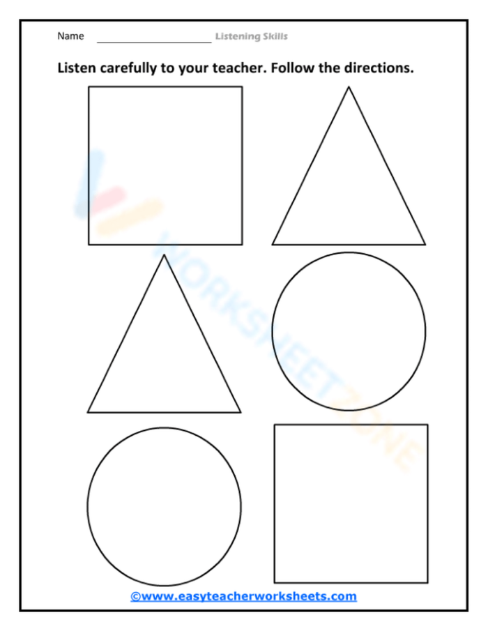 Shape It Up! Addition Worksheet Number 14 for Pre-K Geometry Skills Pre-K students identifying and sketching various 2D shapes on the Shape It Up! addition assessment worksheet