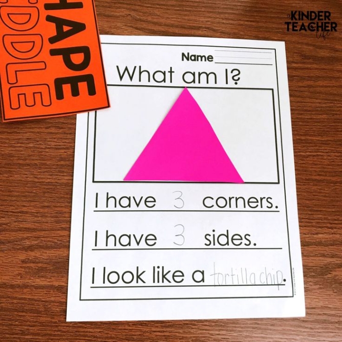 Shape Riddles worksheet featuring engaging activities for second graders to learn about shapes