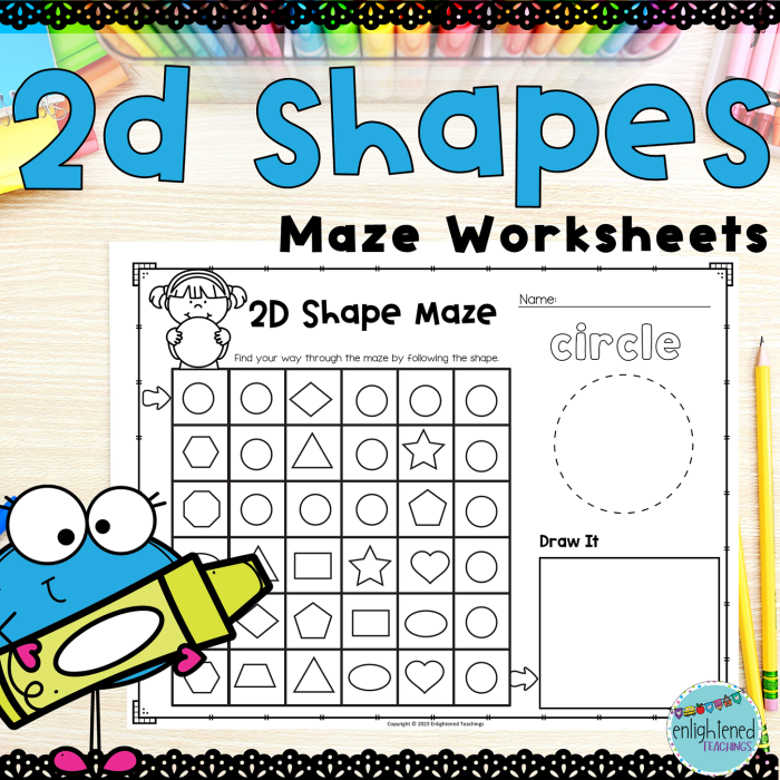 Engaging shapes maze activity for Pre-K students to enhance shape recognition skills Shapes maze worksheet featuring an astronaut navigating through stars to identify shapes