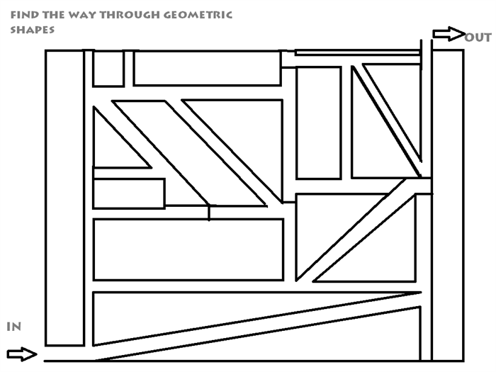 Image title for the Shapes Maze worksheet aimed at Pre-K children focusing on shape recognition ALT text for a Shapes Maze worksheet featuring an astronaut navigating stars to identify shapes