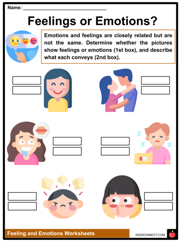Mindfulness of Emotions: A fun worksheet for exploring feelings through storytelling Silly Stories worksheet illustrating the connection between emotions and weather for kindergarten students