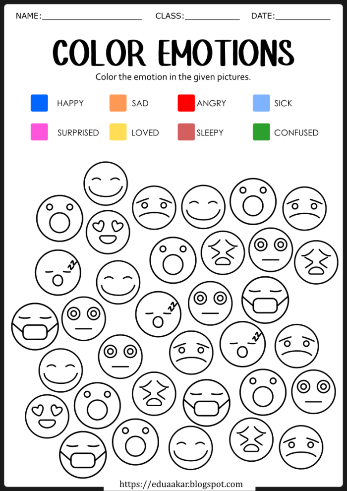 Mindfulness of Emotions: Silly Stories worksheet for kids in kindergarten Silly Stories worksheet for kindergarten focusing on mindfulness of emotions through storytelling