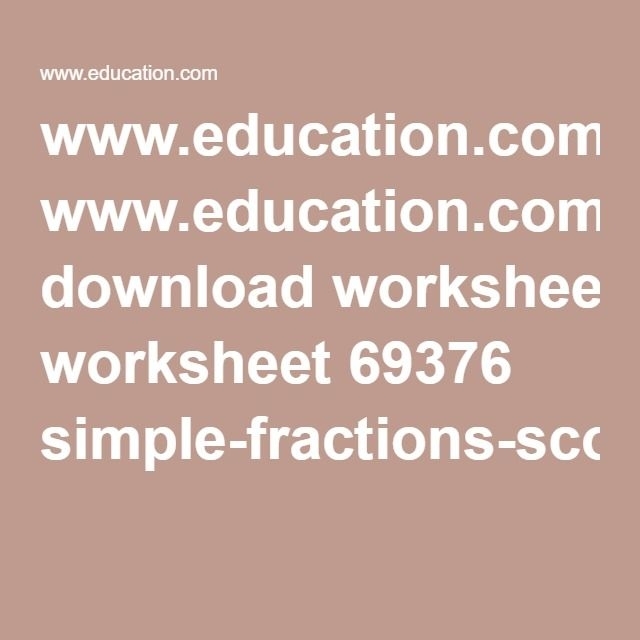 Fractions worksheet for Fourth Grade Simple Fractions with Scooter worksheet for fourth graders featuring fun cartoon characters to engage students. A vibrant worksheet designed to help children practice reducing fractions to their simplest form.