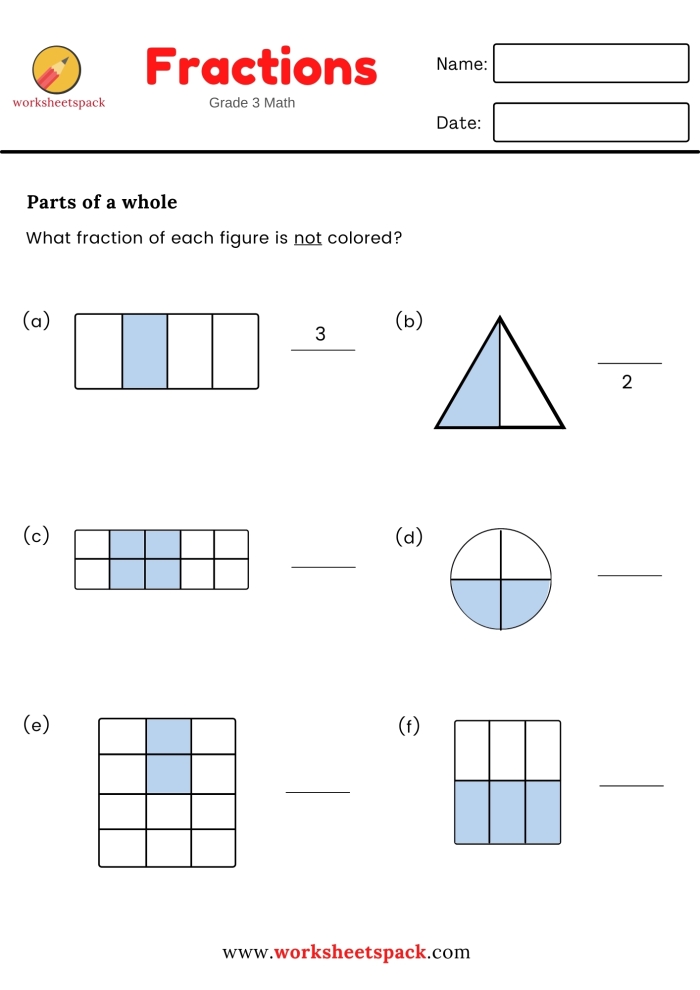 Fun and educational worksheet for practicing reducing fractions Cartoon characters engaging with a Simple Fractions worksheet for fourth graders