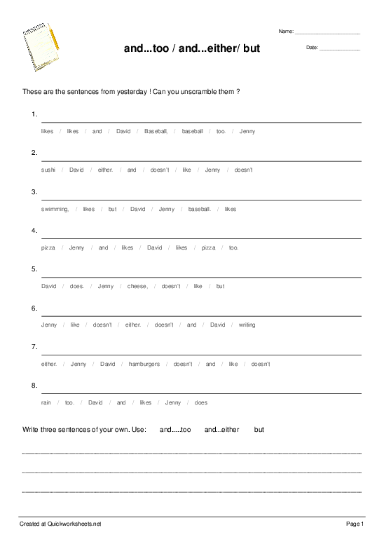 Engaging Simple Sentence Structure worksheet for developing creative writing skills in young learners Worksheet featuring simple sentence structure for second graders to practice arranging nouns and verbs into sentences