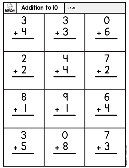 Engaging counting exercise to make learning addition enjoyable for kids Single digit addition worksheet for first graders to enhance their math skills