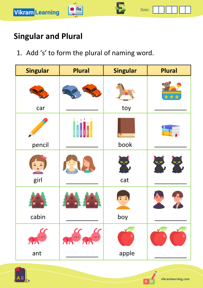Worksheet for identifying and using irregular plural nouns in Earth and Space Science