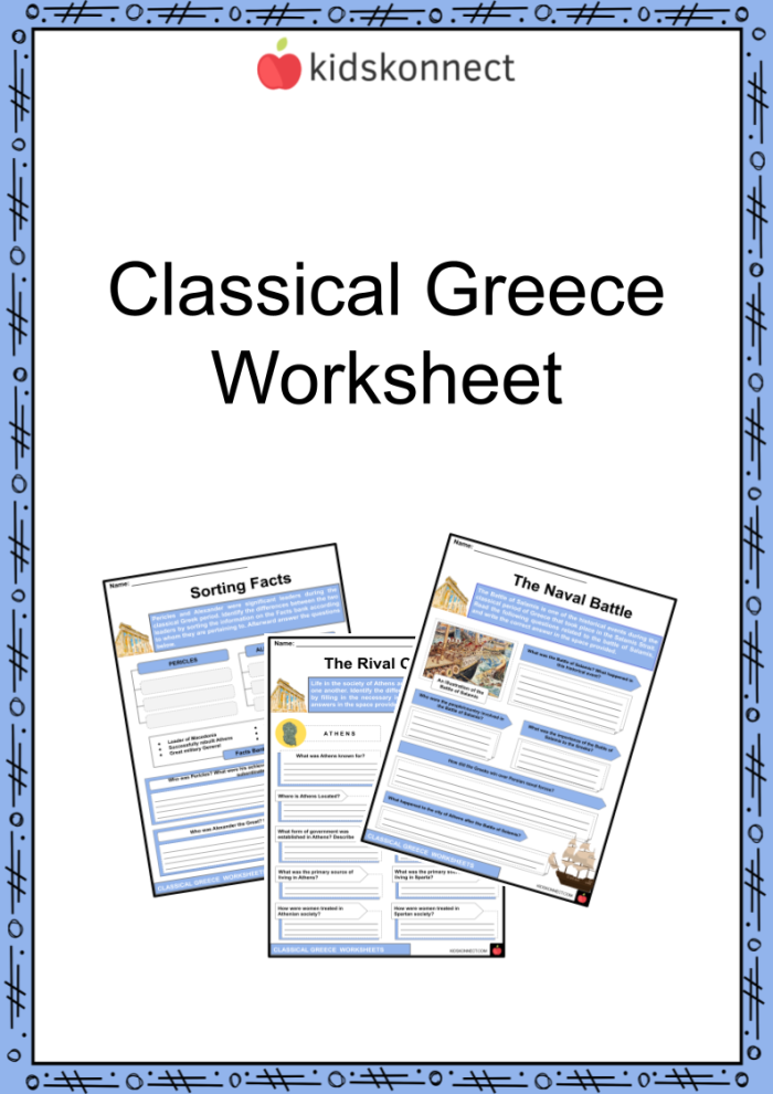 Sixth grade world history worksheet exploring four forms of government in ancient Greece