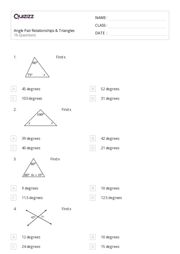 Acute Triangles Missing Height Problem Set for Middle School Math Practice Sixth grade students solving for missing heights in acute triangles using area formulas and geometric reasoning