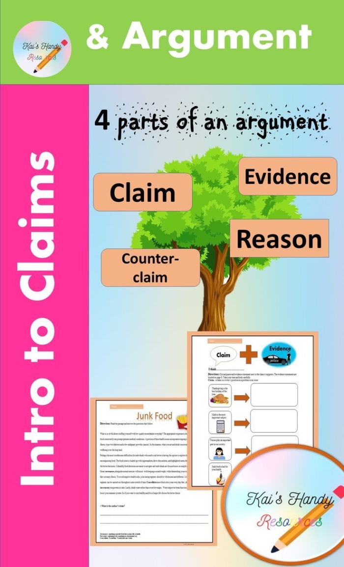 Earth and Space Science worksheet for Sixth Grade Worksheet for sixth graders evaluating arguments and claims in literary nonfiction. Argument and Claims writing prompt worksheet for Earth and Space Science.