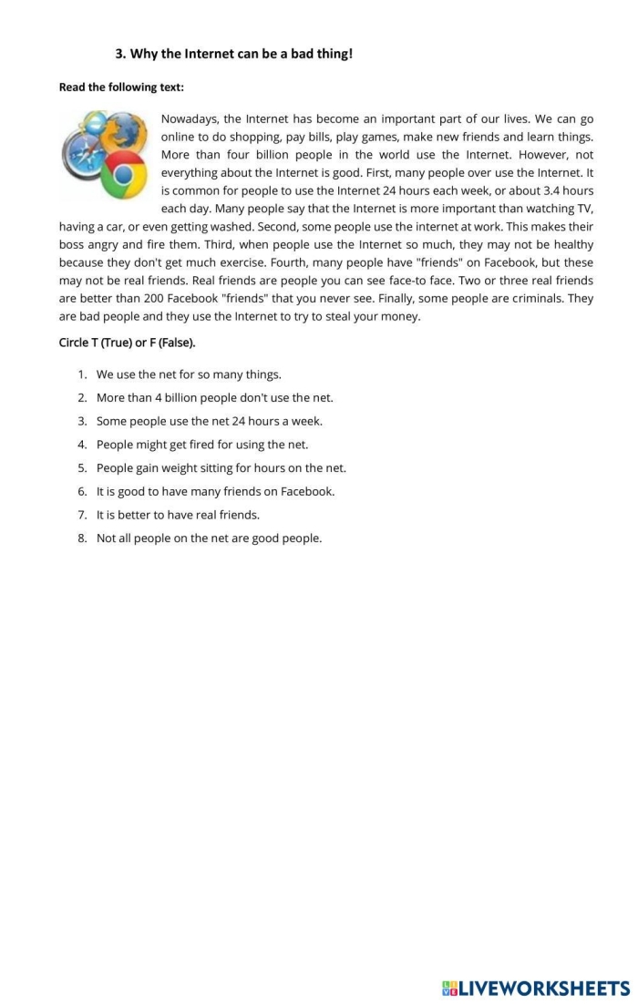 What is Your Argument Internet Access Worksheet Five Sixth grade argument writing worksheet exploring the debate over universal internet access