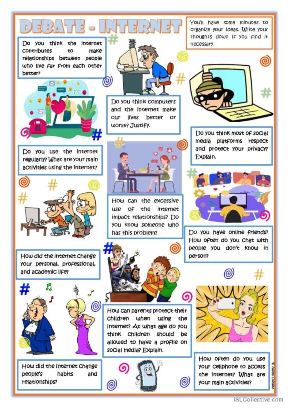 What's Your Argument Internet Access Writing Prompt for Middle School Grade 6 Sixth grade student writing an argumentative essay about internet access rights on a worksheet