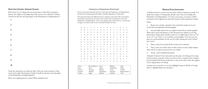 Sixth grade students analyze the historical Declaration of Independence text on this two-page social studies worksheet