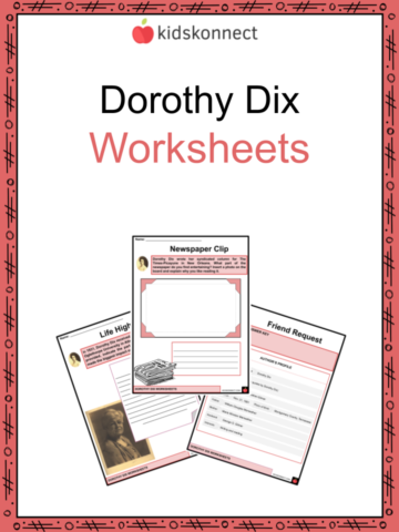 Sixth grade students reading comprehension worksheet about American advocate Dorothea Dix with biographical information and questions