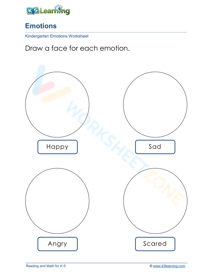 Sixth grade algebra students using the Draw That Emotion worksheet to explore self-awareness