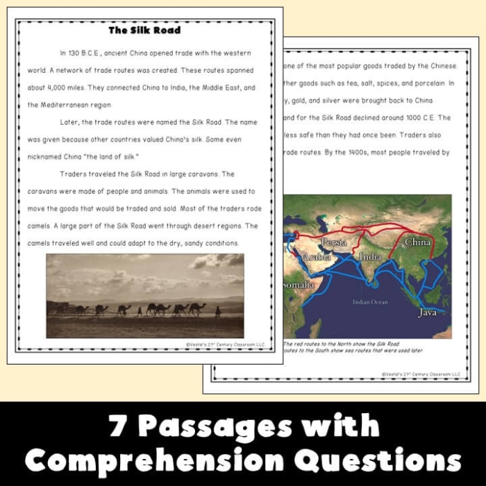 Worksheet showcasing the gold and salt trade in West Africa for sixth graders