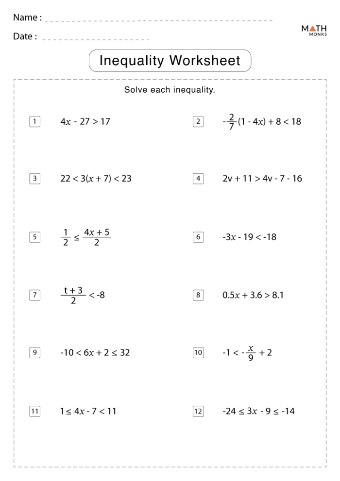 Sixth grade students matching algebra word problems to their correct inequality symbols during a card activity