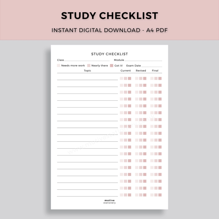Informational Writing Revision Checklist for Middle School Students Revision checklist for sixth-grade informational writing worksheet for effective self-review