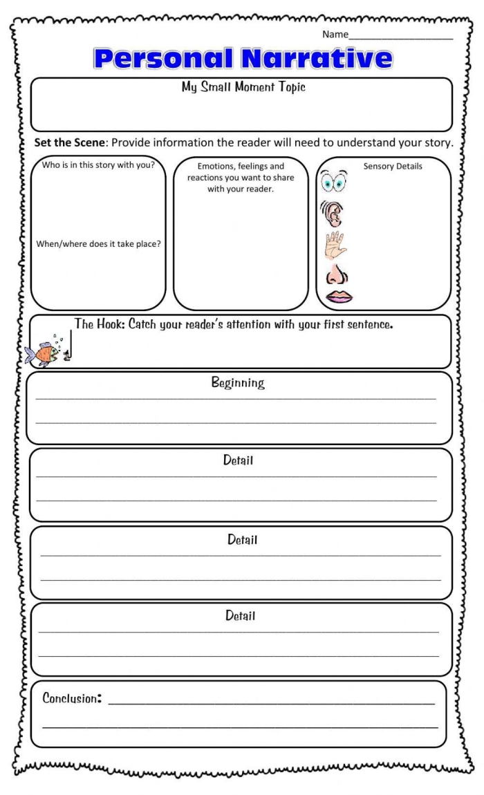 Graphic organizer for sixth-grade informational writing planning worksheet