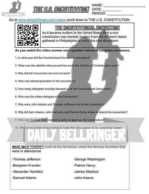 Great Compromise worksheet for exploring the 1787 Constitutional Convention in middle school social studies Interactive worksheet on the Great Compromise from the 1787 Constitutional Convention for sixth graders
