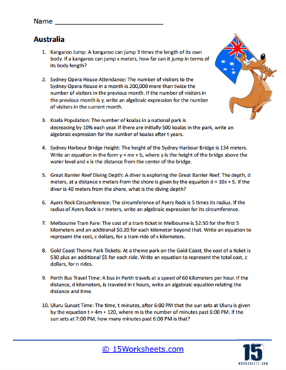 Variable Expression Word Problems Matching Activity for Grade 6 Math Lesson 11 Sixth graders matching variable expression word problems to algebraic expressions in a mixed operations activity