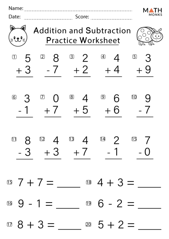 Worksheet for testing sixth graders' math vocabulary and reasoning skills