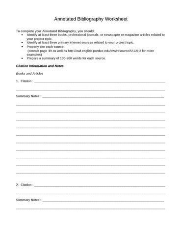 Educational resource image for teaching bibliography skills in middle school Writing a Bibliography worksheet for sixth graders focusing on MLA 8th edition citations