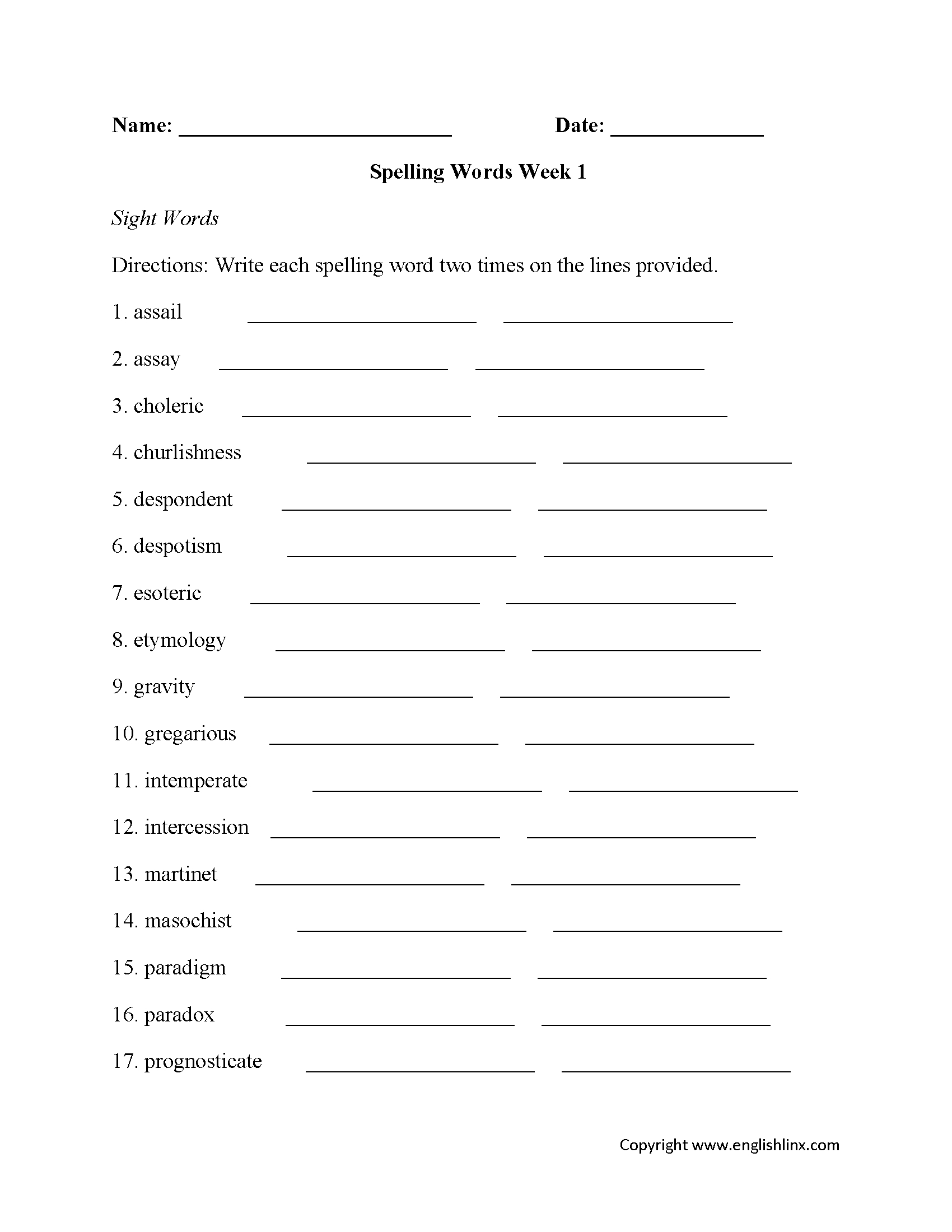 Sixth grade spelling practice worksheet featuring a music recital theme for word recognition exercises