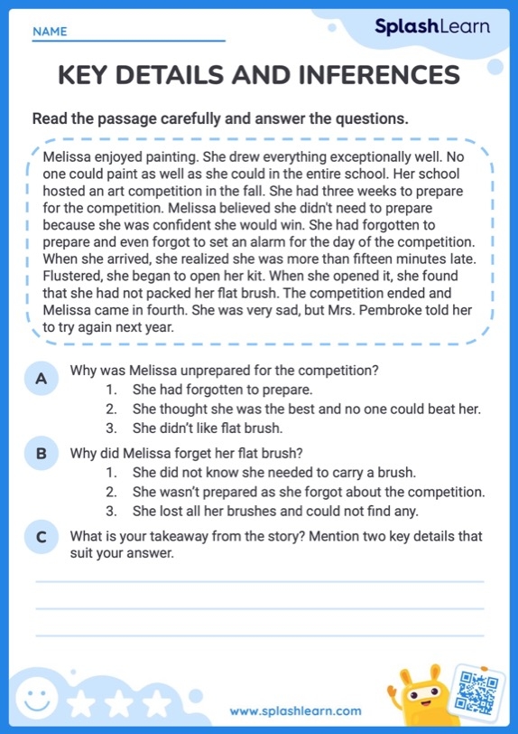 Sixth grade graphic organizer worksheet for identifying central ideas and key details in informational texts number twelve