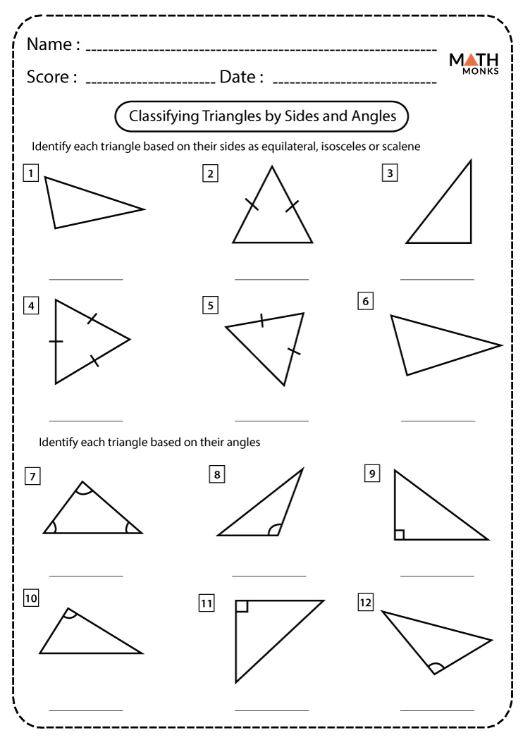 Worksheet for finding the missing base of obtuse triangles in geometry