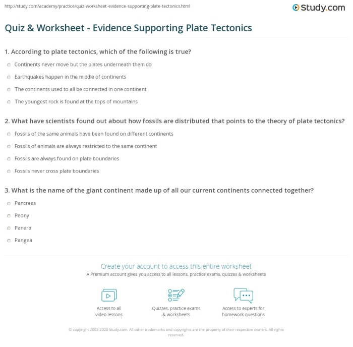 Sixth grade students analyzing scientific diagrams to identify evidence of plate tectonics in history
