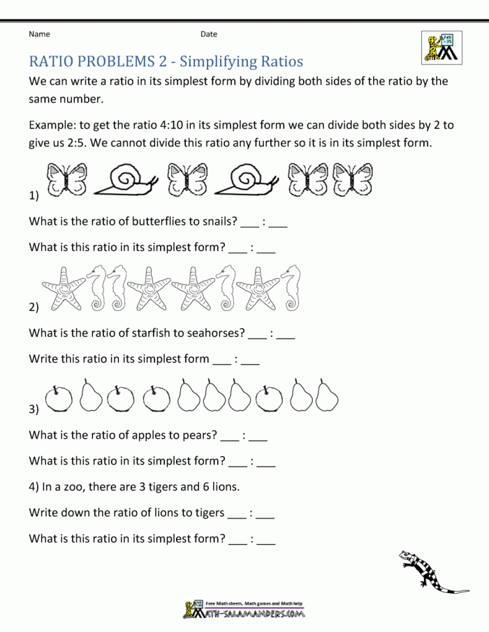 Worksheet featuring ratio word problems for sixth graders to enhance their problem-solving skills. Ratio Word Problems Practice Worksheet for Sixth Grade Students.